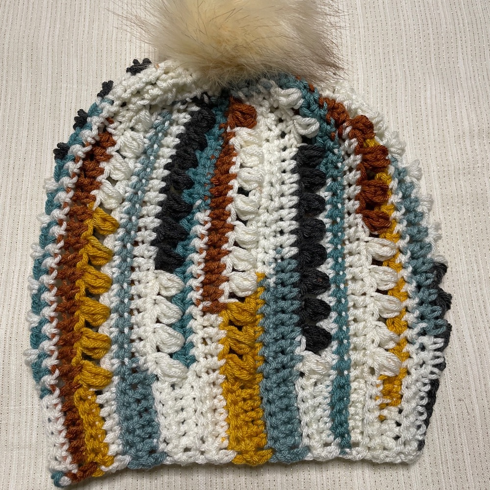 Handmade Crochet Winter Beanie Adult